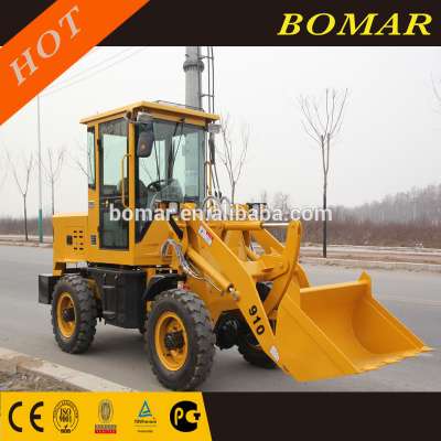 1t Mini Articulated Wheel Loader Small Front End Wheel Loader ZL910 For Sale