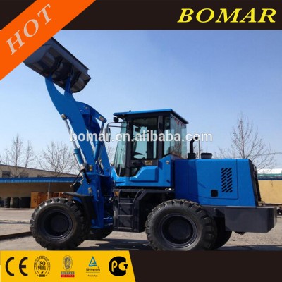 2t Mini Articulated Wheel Loader ZL20H with Yunnei Engine Front End Loader With Single Joystick Mechanical Pilot Control