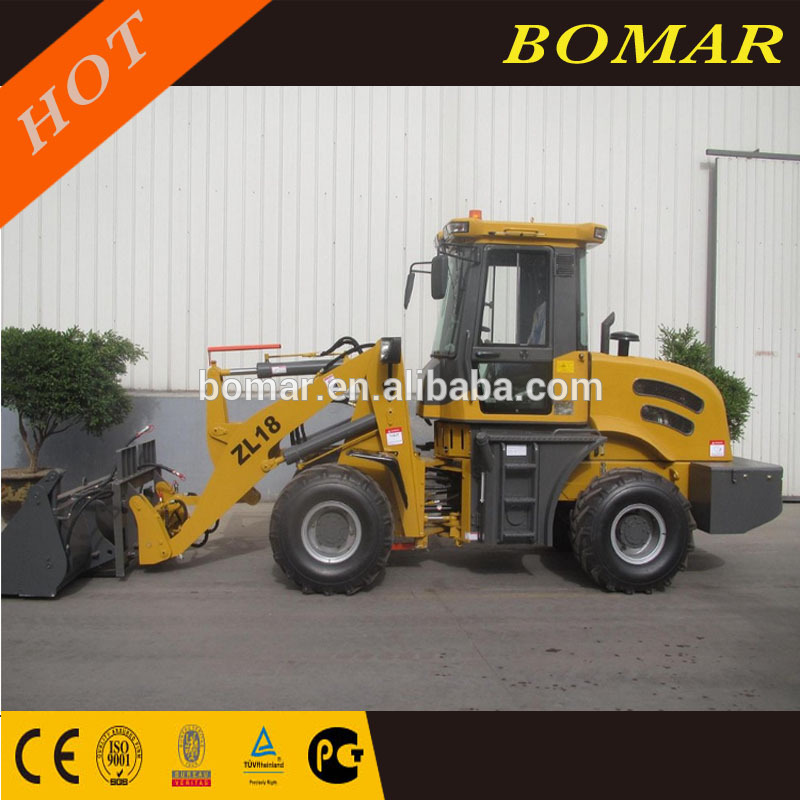 1.8t Mini Wheel Loader ZL18 Front End Loader For Sale