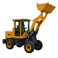 1t 1.0t Mini Articulated Wheel Loader ZL10F with Huichai Engine Front End Loader With Single Joystick Mechanical Pilot Control